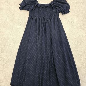Dark blue XL Indigo Rose maxi dress